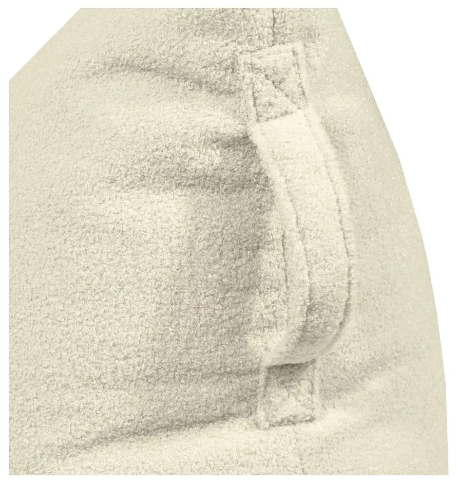 Krémszínű buklé gyerek babzsákfotel Razzy – SLOWDOWN