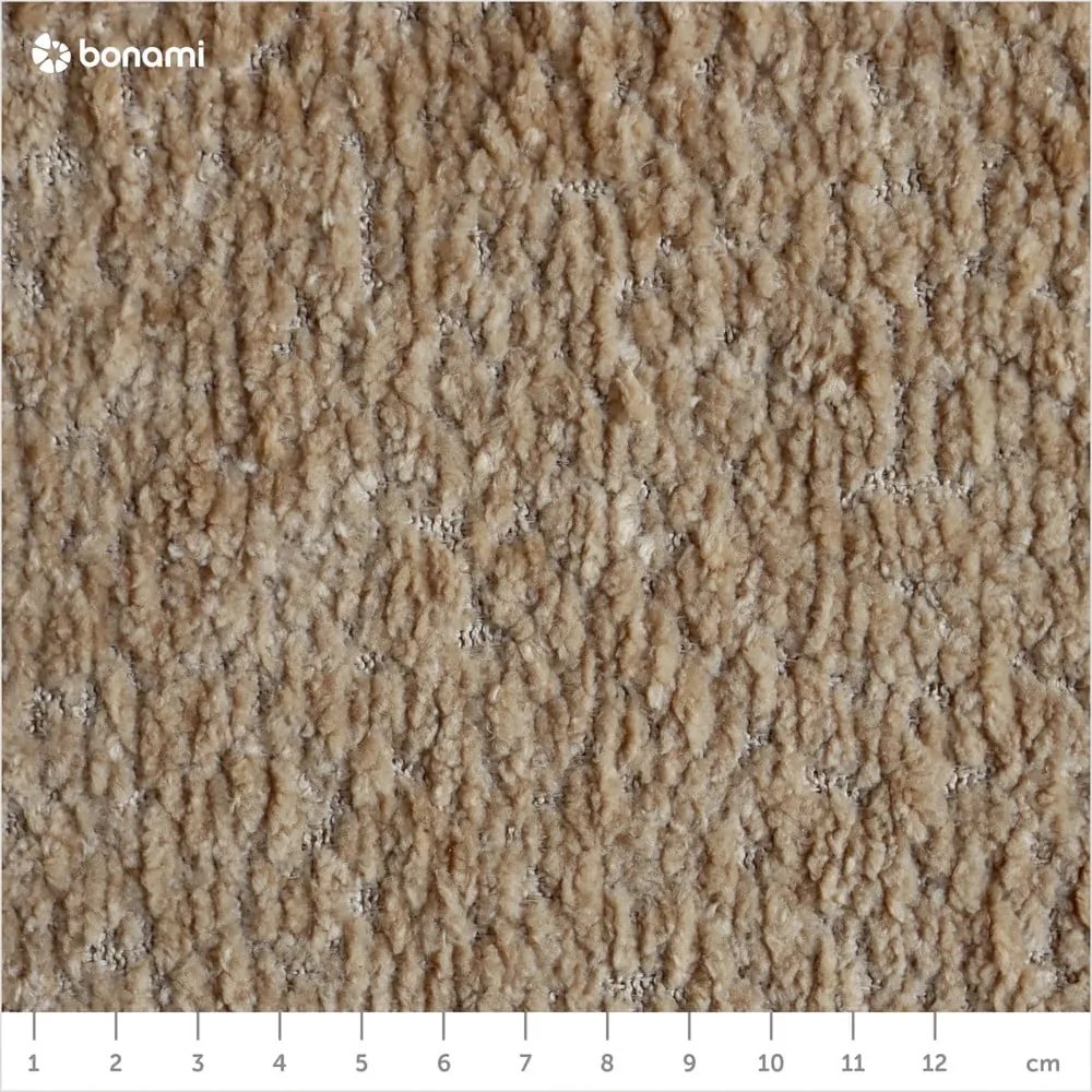 Mustársárga kárpitozott franciaágy ágyráccsal 180x200 cm Noira Slim – Bonami Selection