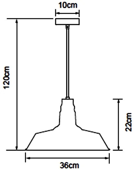 Aigostar - Csillár zsinóron 1xE27/60W/230V fekete