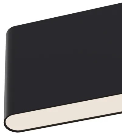 Maytoni P010PL-L23B4K - LED Csillár zsinóron STEP LED/23W/230V 4000K 91 cm fekete