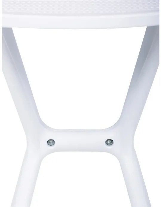 Kerti Műanyag Asztal, Fehér. DT-X7007 WT