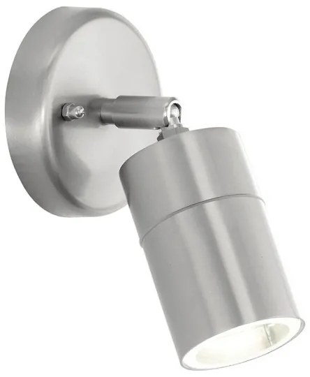 EGLO 93268 STOCKHOLM Modern Kültéri Fali Lámpa Nikkel, Átlátszó GU10 IP44