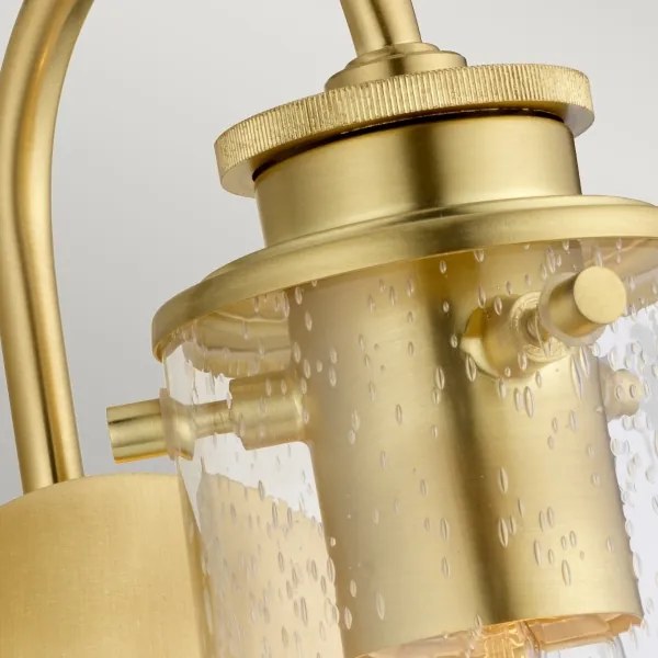 Kichler -  Fürdőszobai fali lámpa BRAELYN 1xE27/40W/230V IP44 arany