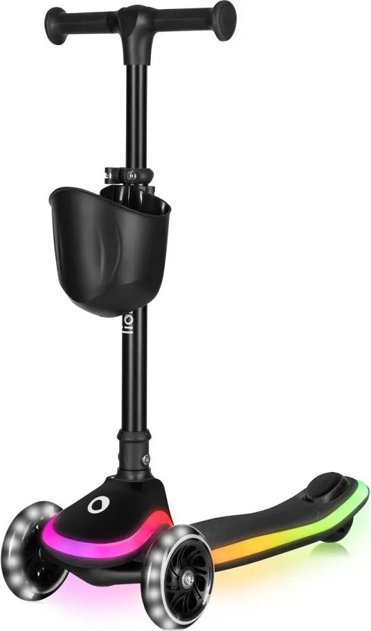 Lionelo - Gyerekroller MEY 3xAAA Fekete ónix