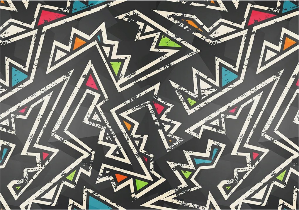 Fotótapéta Fali tapéta Hálószoba Nappali szoba Energia geometria 312x219