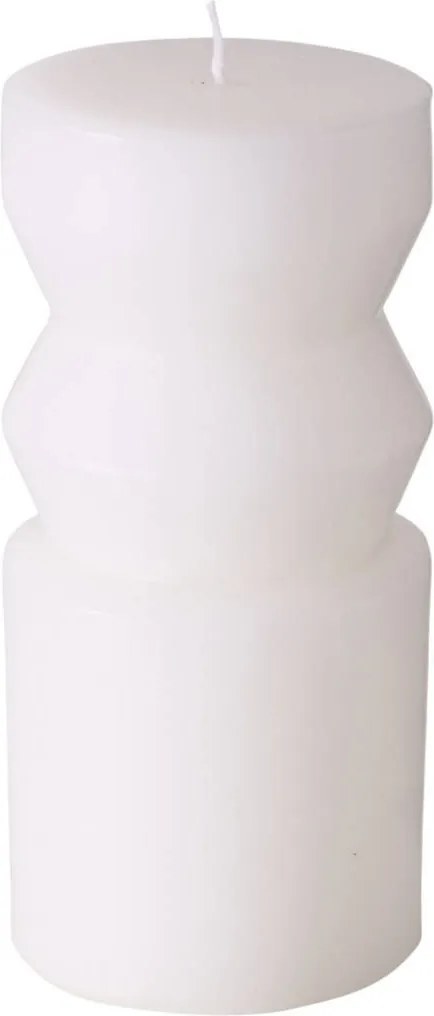 Paraffin Dekorációs Gyertya fehér 14 x 6,5 cm
