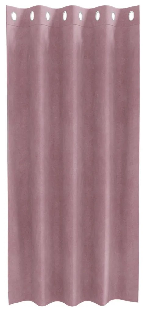 Függönyök 2 pcs Sötét rózsaszín 140 x 175 cm Bársony