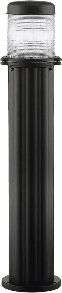 NOVOLUX 228D-G05X1A-02 OMO Modern Kültéri Állólámpa Fekete, Átlátszó E27 IP55