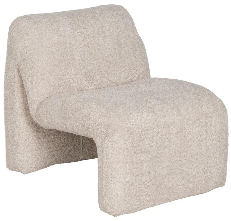Bézs buklé fotel – Ixia