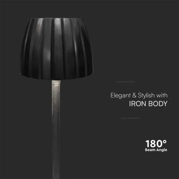 LED állítható fényerejű tölthető asztali lámpa LED/2,7W/5V 3000-6000K 1800 mAh f