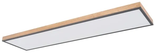 Globo 416080WD5-CCT - LED Dimmelhető mennyezeti lámpa DORO LED/36W/230V 2700-6500K + távirányító barna