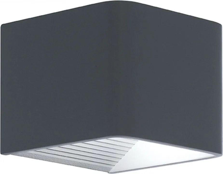 Eglo Kültéri fali lámpa Doninni fekete, Led 7,5 x 13,5 cm alumínium