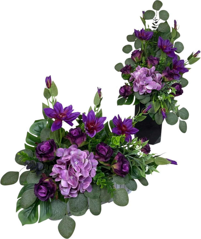 Csokor Nád Kompozíció Sír Temető Művirágok