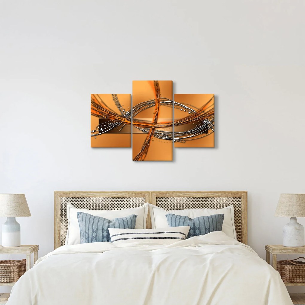 Absztrakt kép (90x60 cm)