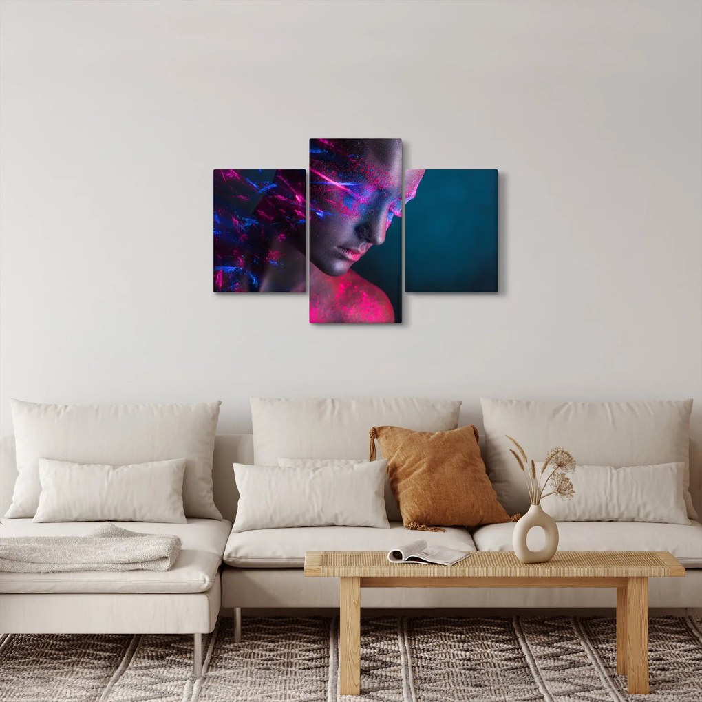 Csillogó nő képe (90x60 cm)