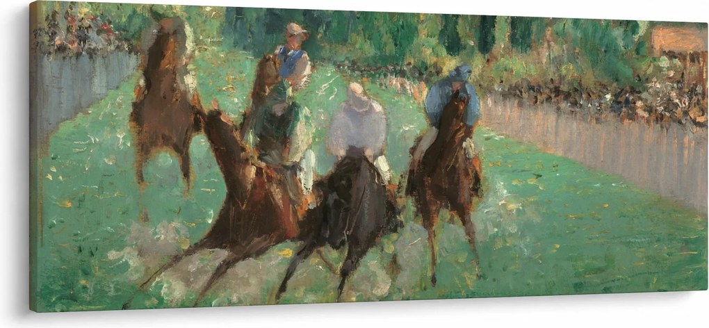 Kép - Edouard Manet, At the Races, reprodukciók (120x50 cm)