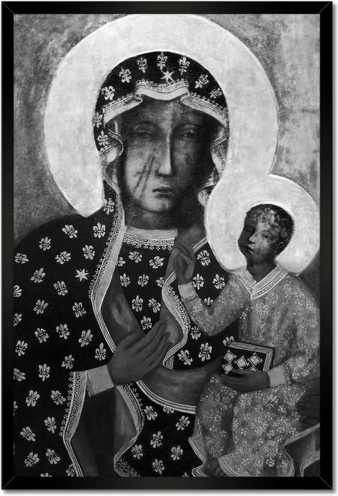 Poszterek keretben 40x60 Szűz Mária Czestochowska