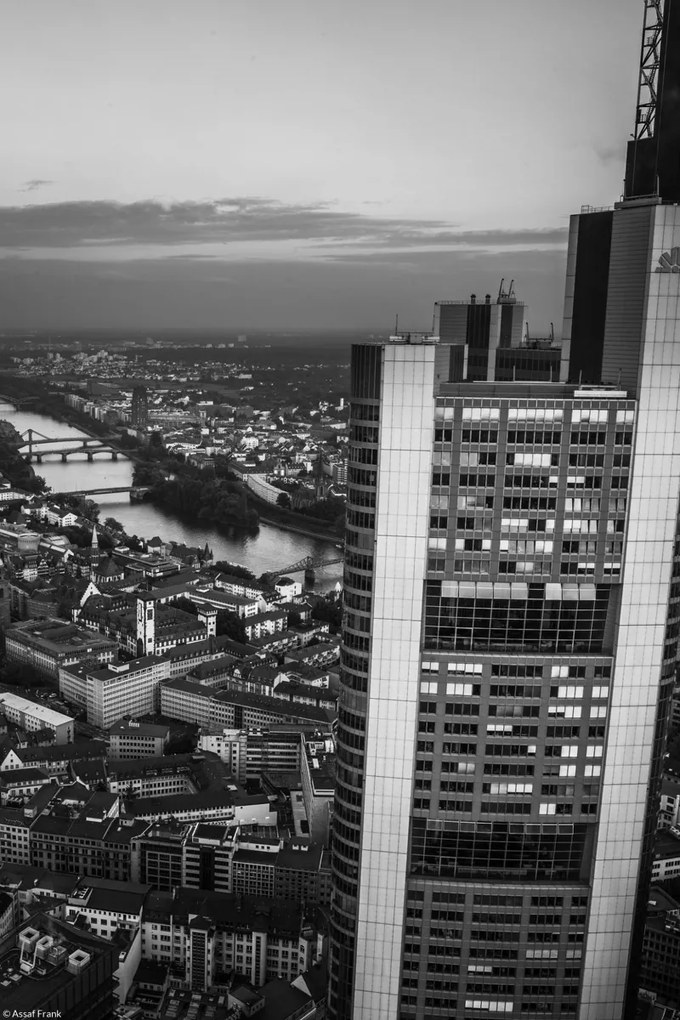 Poszter 20x30cm Város panoráma alkonyatkor 3, Assaf Frank