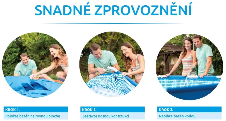 Úszómedence Marimex Florida 3,66 x 1,22 m tartozékok nélkül