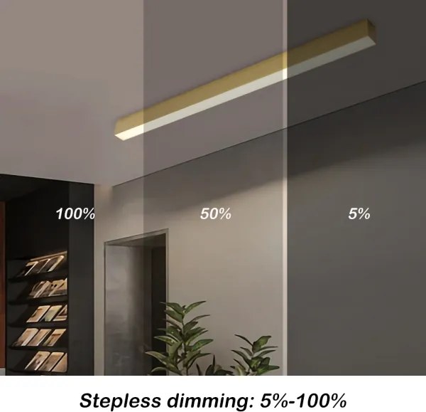 Brilagi - Dimmelhető LED mennyezeti lámpa SLEEKLINE LED/40W/230V Wi-Fi Tuya arany + távirányító