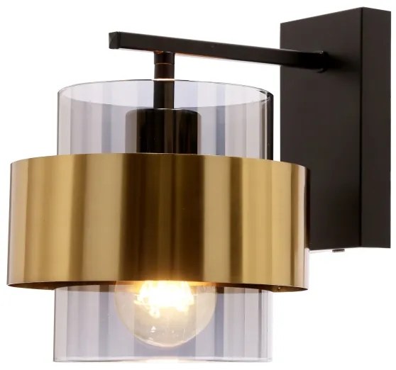 Fali lámpa SPIEGA 1xE27/60W/230V arany/fekete