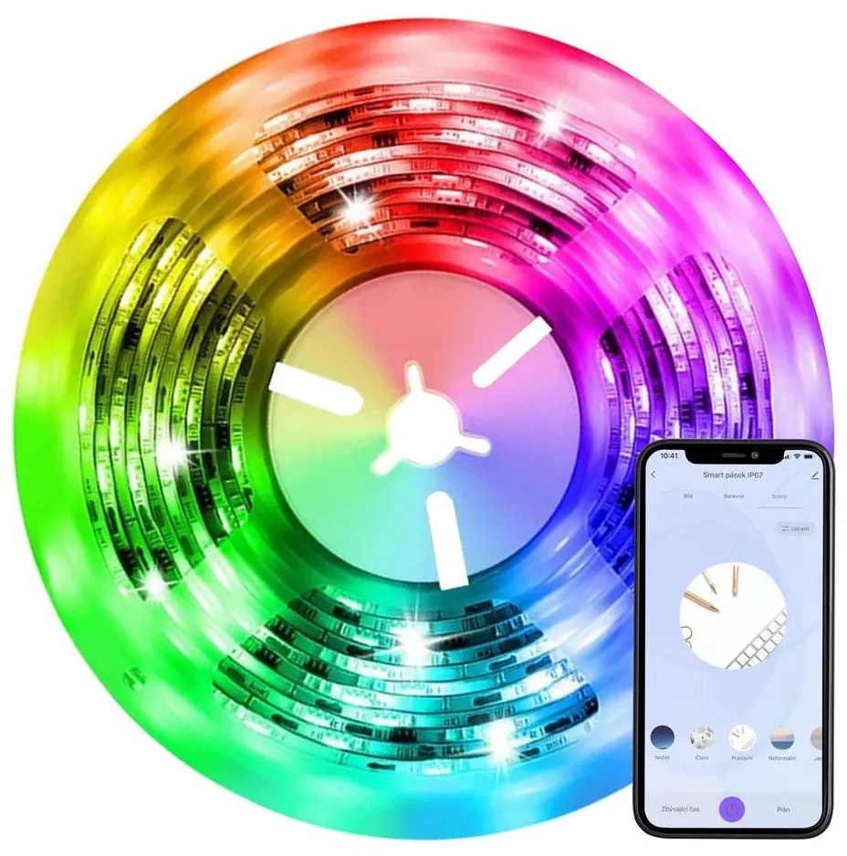 Immax NEO 07725L - LED RGB+CCT Dimmelhető szalag 24W/230V 5 m IP67 Wi-Fi Tuya