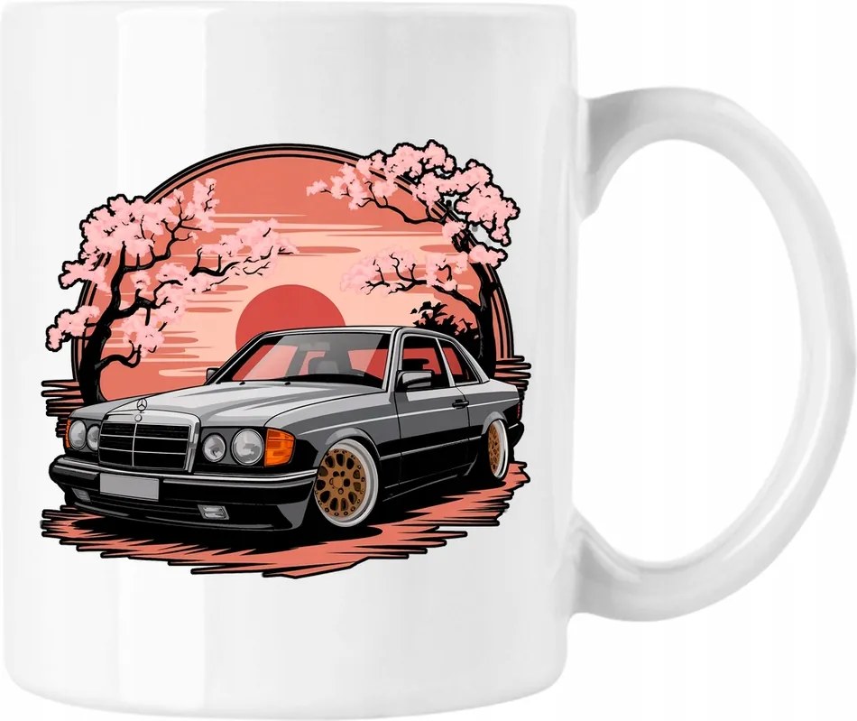 Bögre W123 Fana Autó Fehér 330ml