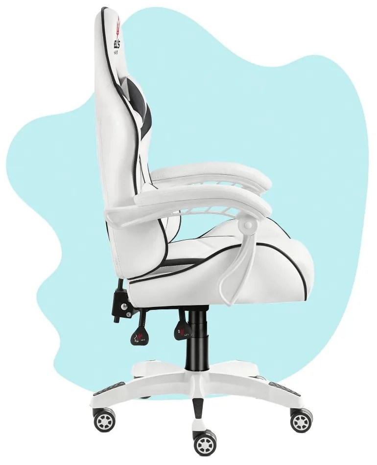 Gyerek gamer szék HC-1007 - fehér-fekete