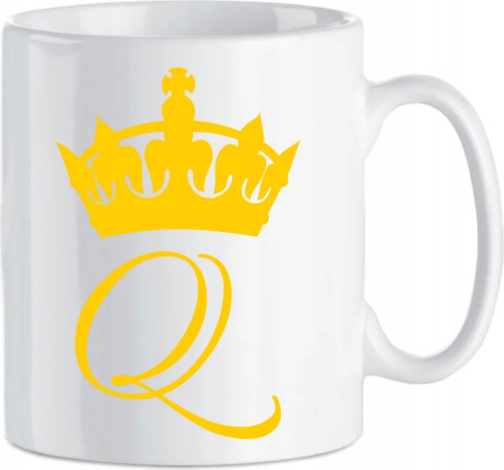 Kerámia bögre Valentin napi ajándék Q Queen Valentin napi kártyák