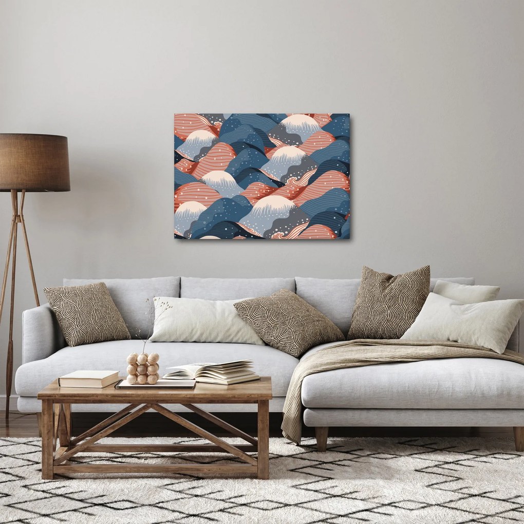 Kép - Japán hullámok (70x50 cm)
