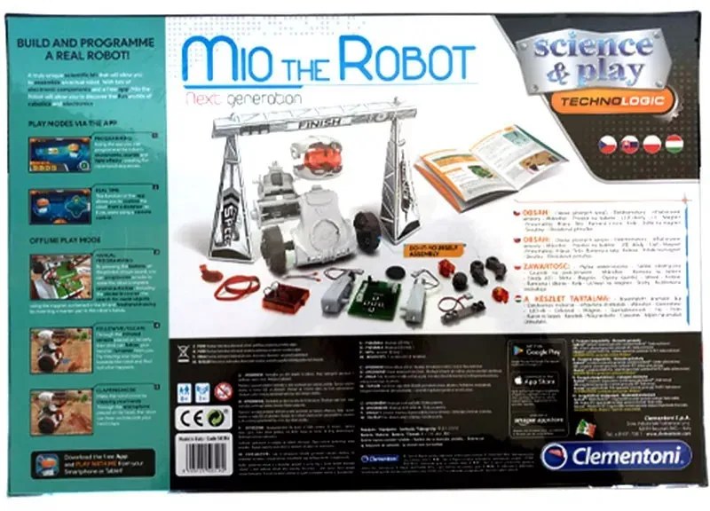 Programozható játékrobot Mio the robot Clementoni