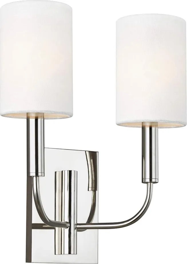Feiss BRIANNA FE-BRIANNA2-PN Fali lámpa 2x60W/E14