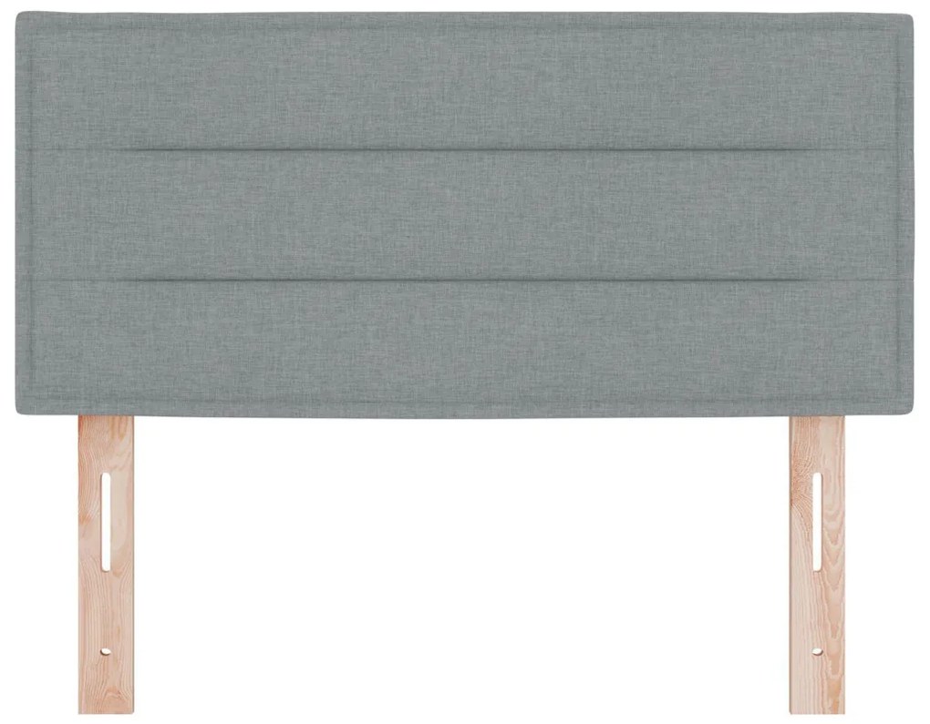 Fejtámla Vonalak Mintával Világosszürke 90 cm Szövet