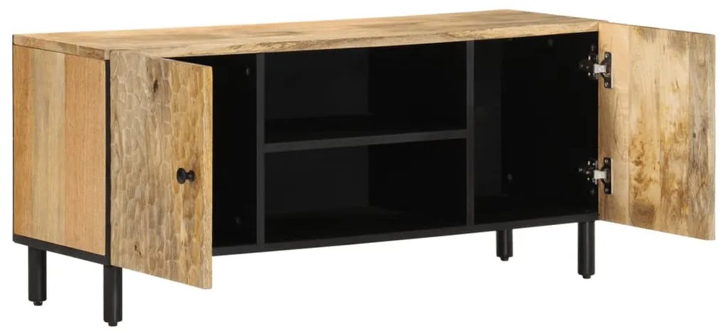 tömör mangófa TV-szekrény 105 x 33 x 46 cm