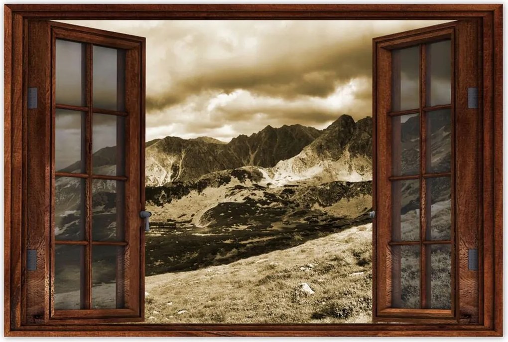 Poszterek 90x60 Tátra Lengyel hegyek Kilátás