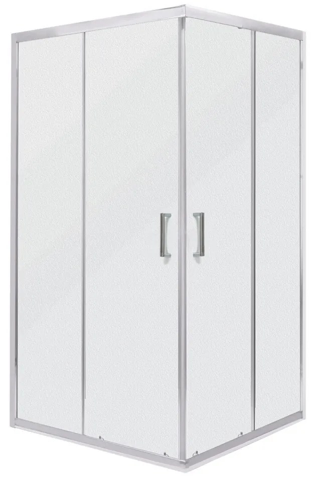 Malibu SQ 80x80 szögletes zuhanykabin zuhanytálca nélkül