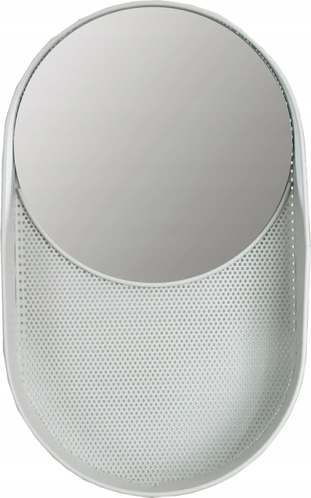 Fürdőszobai Tükör Fém fehér 49cm magas