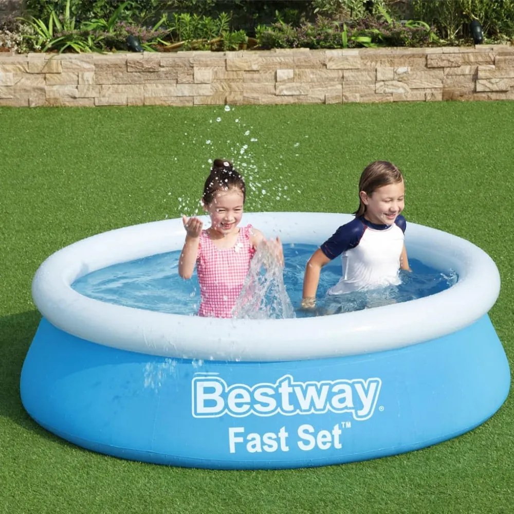 Bestway Fast Set kék kerek felfújható medence 183 x 51 cm