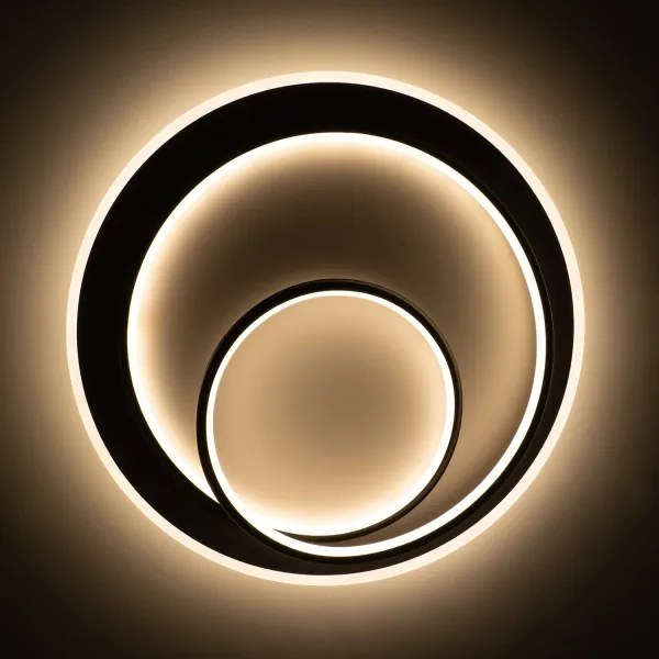 BRILAGI - Dimmelhető LED mennyezeti lámpatest FLARE LED/70W/230V átm. 50 cm fehér/fekete + távirányító