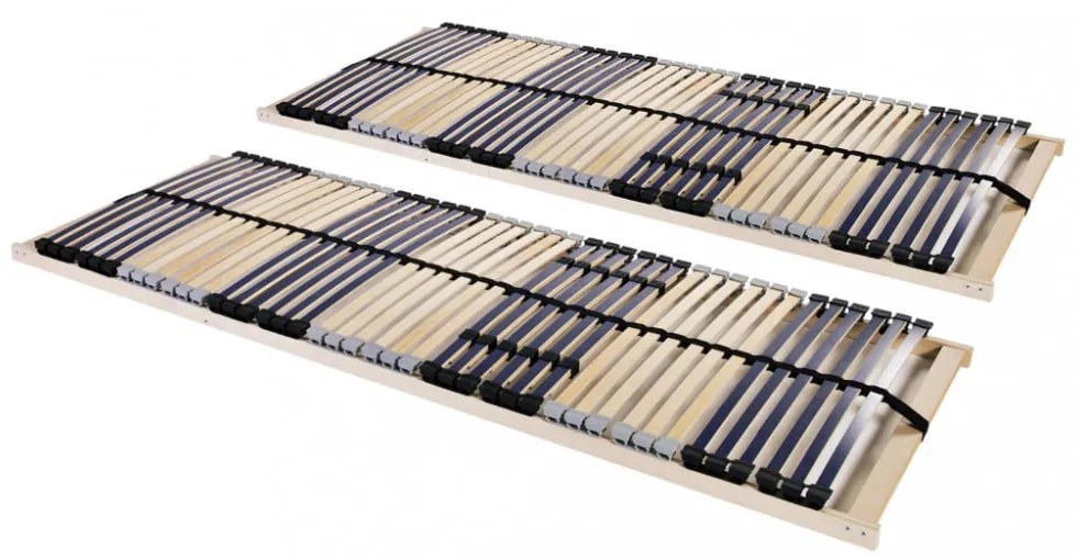 2 db 7 zónás 42 léces ágyrács 70 x 200 cm