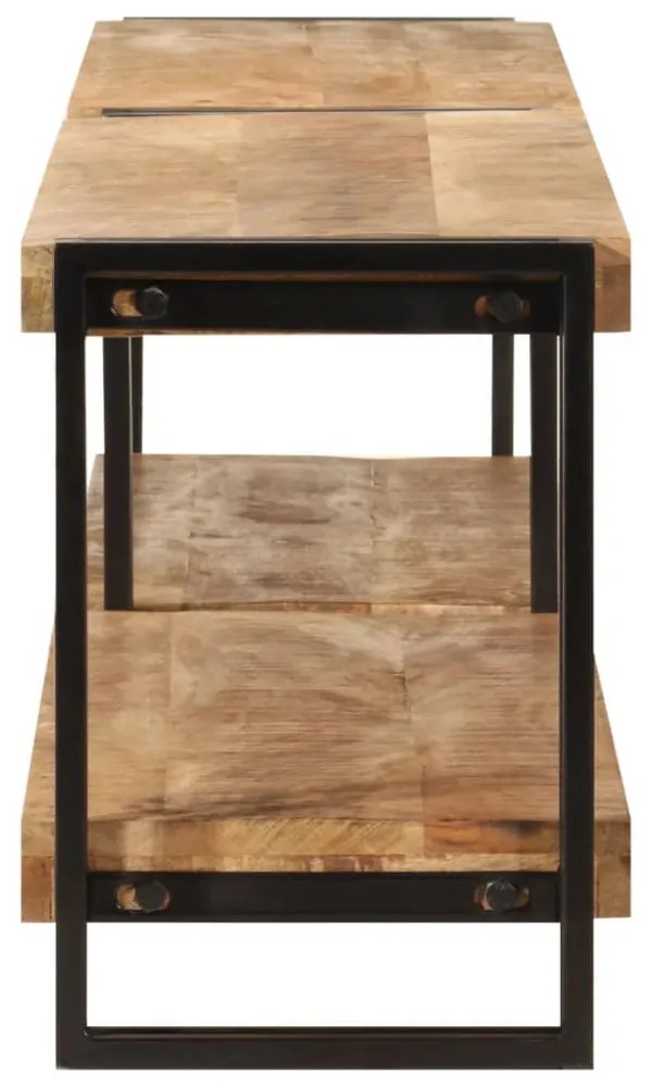 tömör mangófa TV-szekrény 200 x 30 x 40 cm