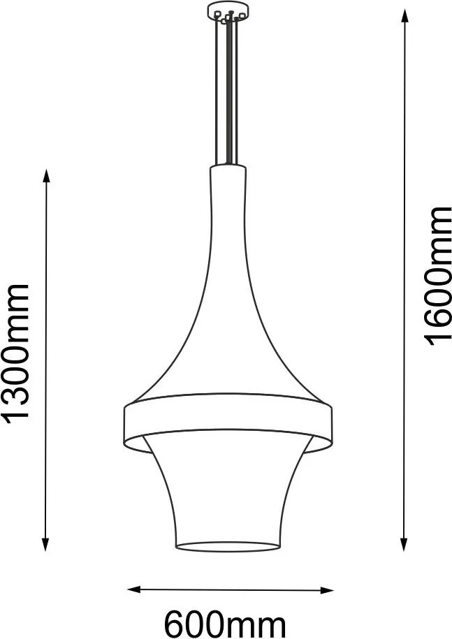 ANTIGO 5034 DOTA Modern Led Függesztett Lámpa Fehér E27, LED IP20