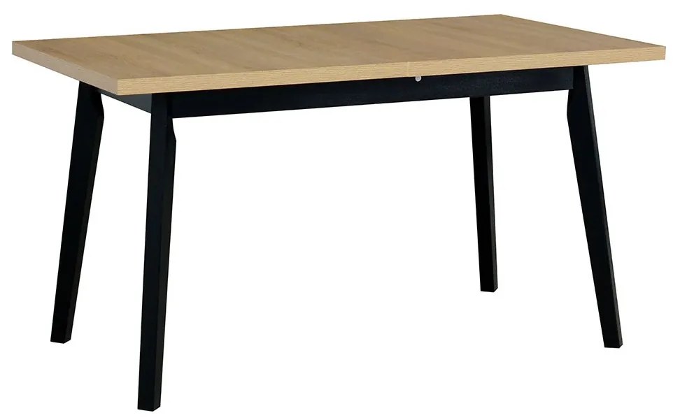 Asztal Harry 80 x 140+180 V (gandson tölgy L) (fekete). 1059238