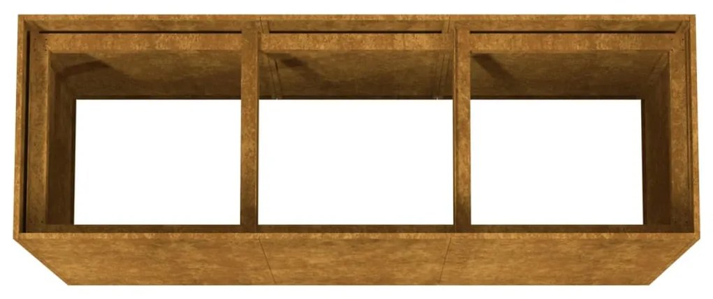 corten acél kerti magaságyás 120x40x80 cm