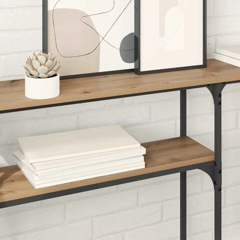 Konzolasztal Artisan tölgy 145 x 22,5 x 75 cm Faanyag