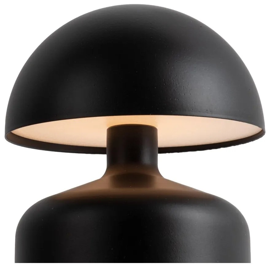 Fekete LED asztali lámpa (magasság 15 cm) Impetu – Leitmotiv
