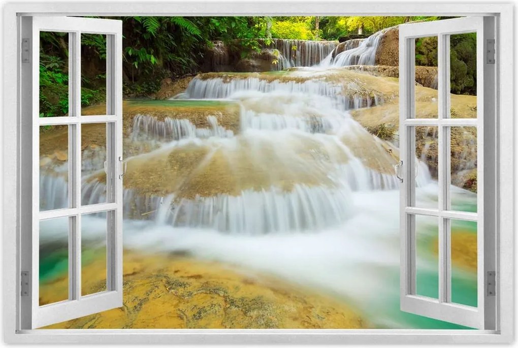 Poszterek 90x60 Kaszkád Ázsiában