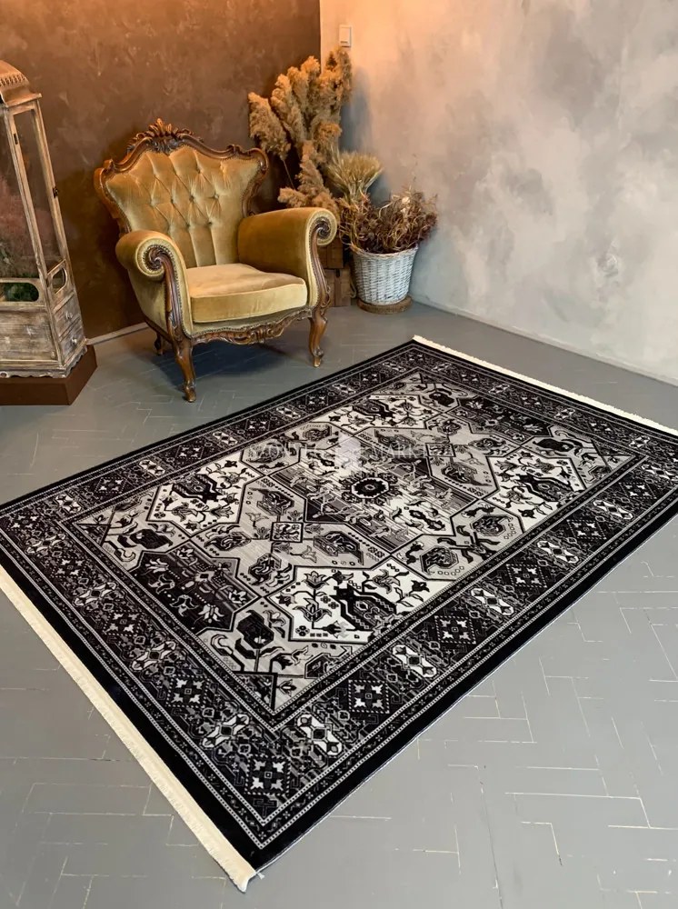 Velvet PS962V1 fekete szőnyeg 160x220 cm