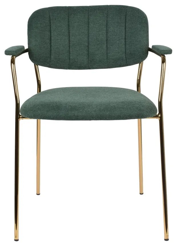 Sötétzöld étkezőszék szett 2 db-os Jolien – White Label