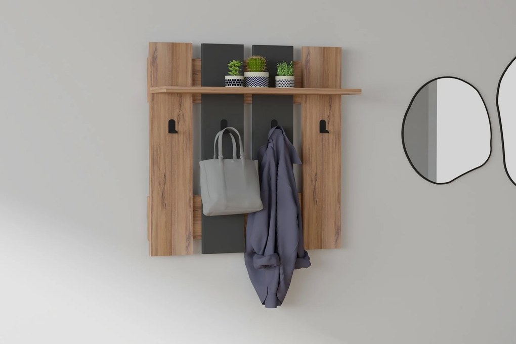 Fali fogas Mita - Walnut, Anhtacite